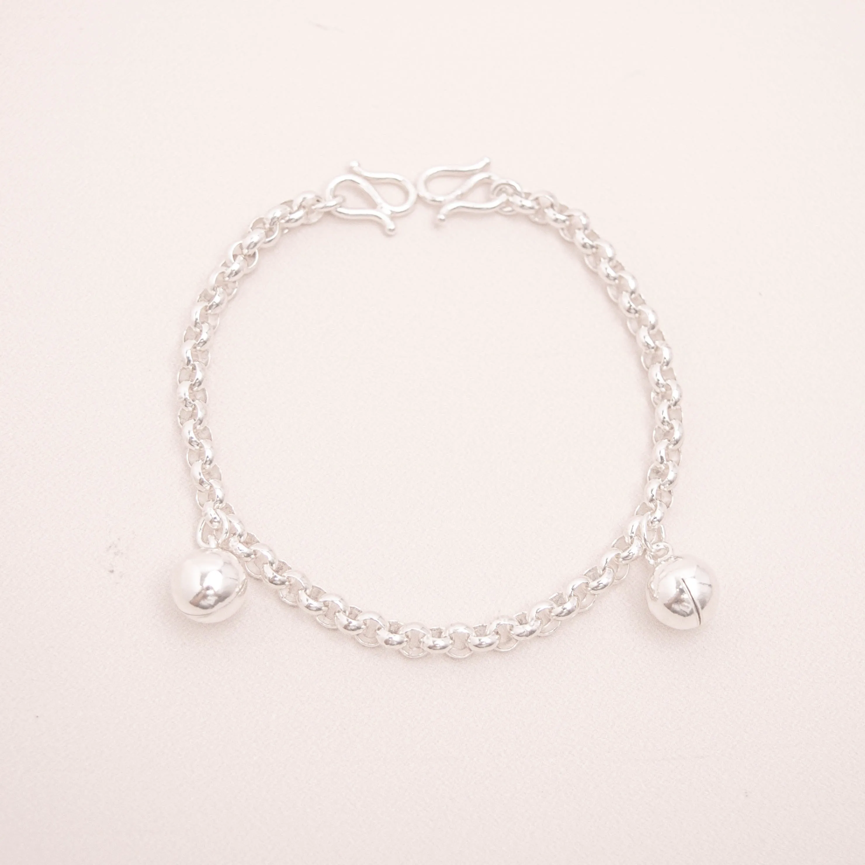 特粗款 999 足银 不会断4.0mm宝宝手脚链 Specially Made Thickness 4.0mm S999 Baby Anklet / Bracelet