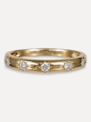 14K Five Star Ring - Diamond