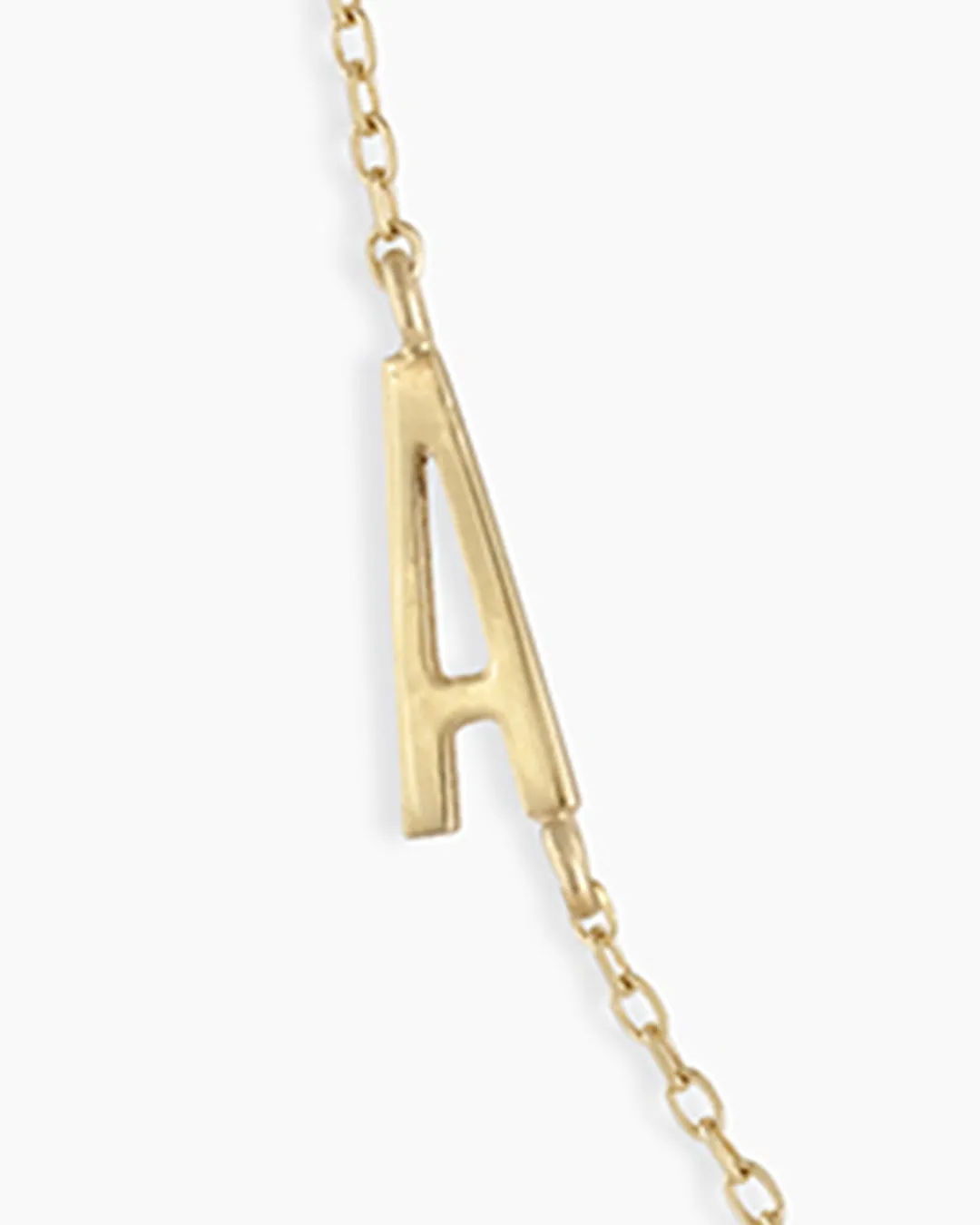 14k Gold Alphabet Necklace