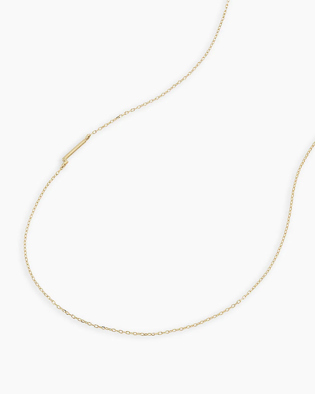 14k Gold Alphabet Necklace