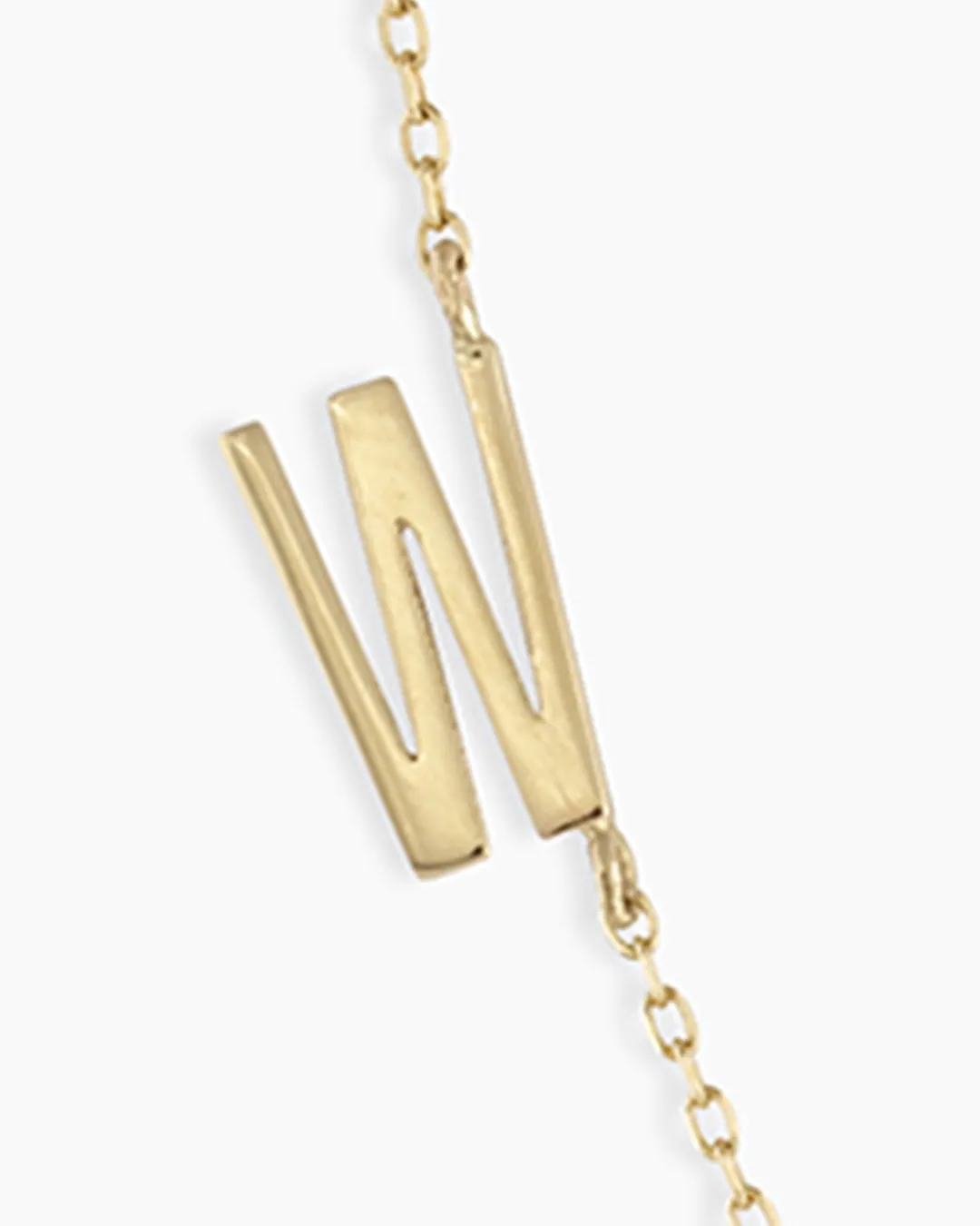 14k Gold Alphabet Necklace