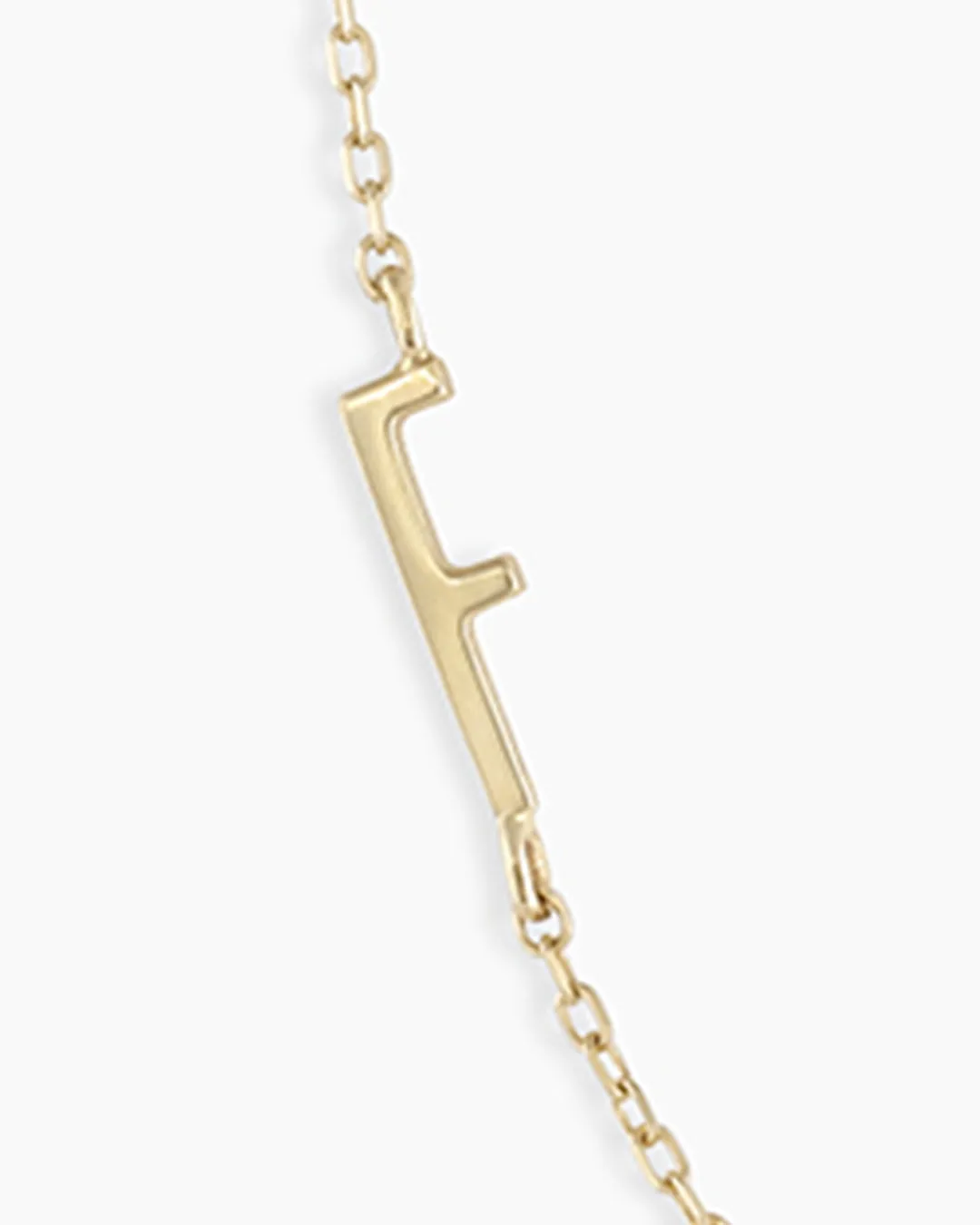 14k Gold Alphabet Necklace