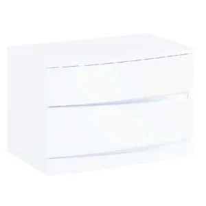 16.5" Exquisite White High Gloss Nightstand