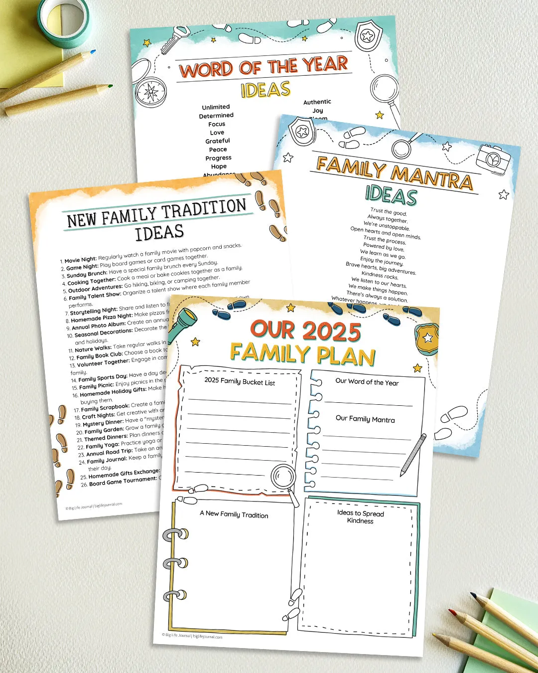 2025 New Year Kit PDF (ages 4-10) - Professional License