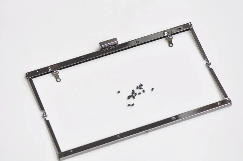 24cm (9")Retro Purse Frame Large Handle Purse Frame With Screws Two Colors Available 24 x 7.5cm ( 9" x 3")