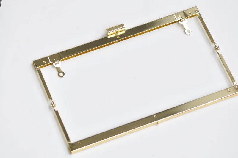 24cm (9")Retro Purse Frame Large Handle Purse Frame With Screws Two Colors Available 24 x 7.5cm ( 9" x 3")