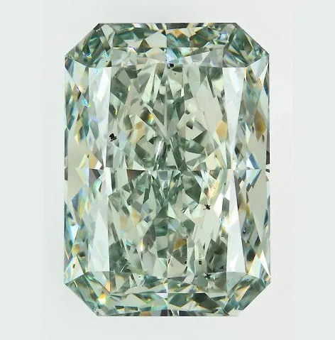 3.23Ct Intense Green VS2 IGI Certified Radiant Lab Grown Diamond