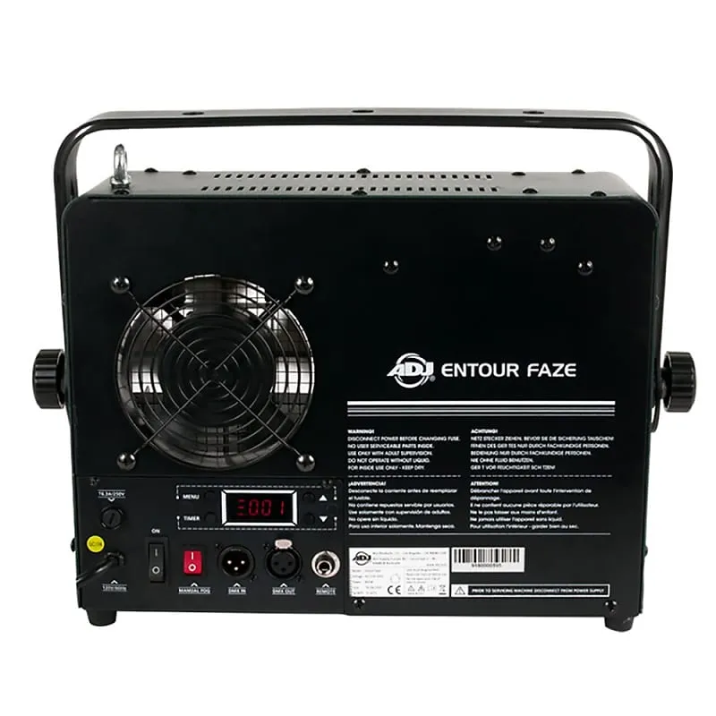 ADJ American DJ Entour Faze 450W DMX Water Based Fog Generator with Remote Control ENT008