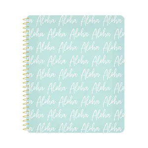 Aloha Lettering Spiral Notebook