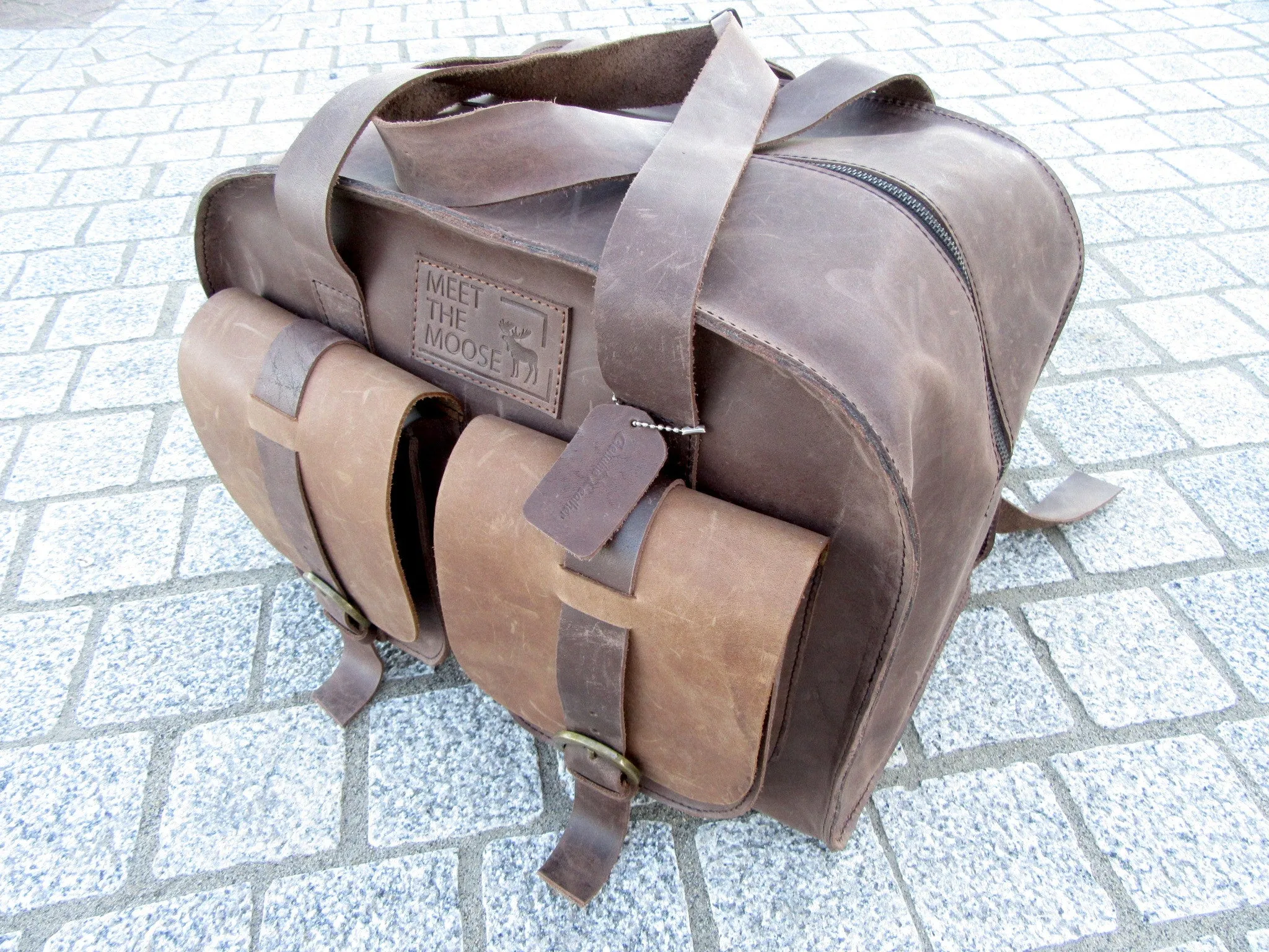 Amwaj Backpack / Rucksack / Travel bag - Espresso contrast