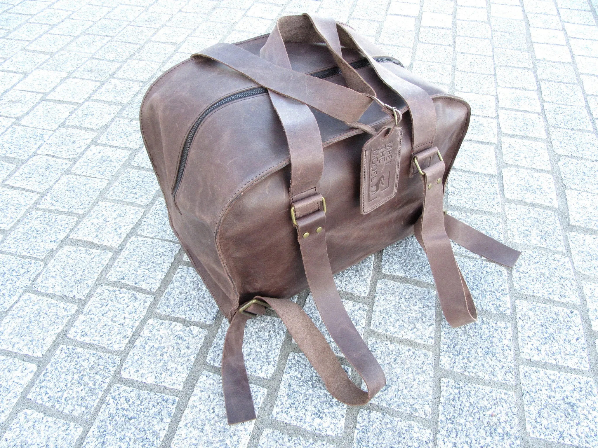 Amwaj Backpack / Rucksack / Travel bag - Espresso contrast