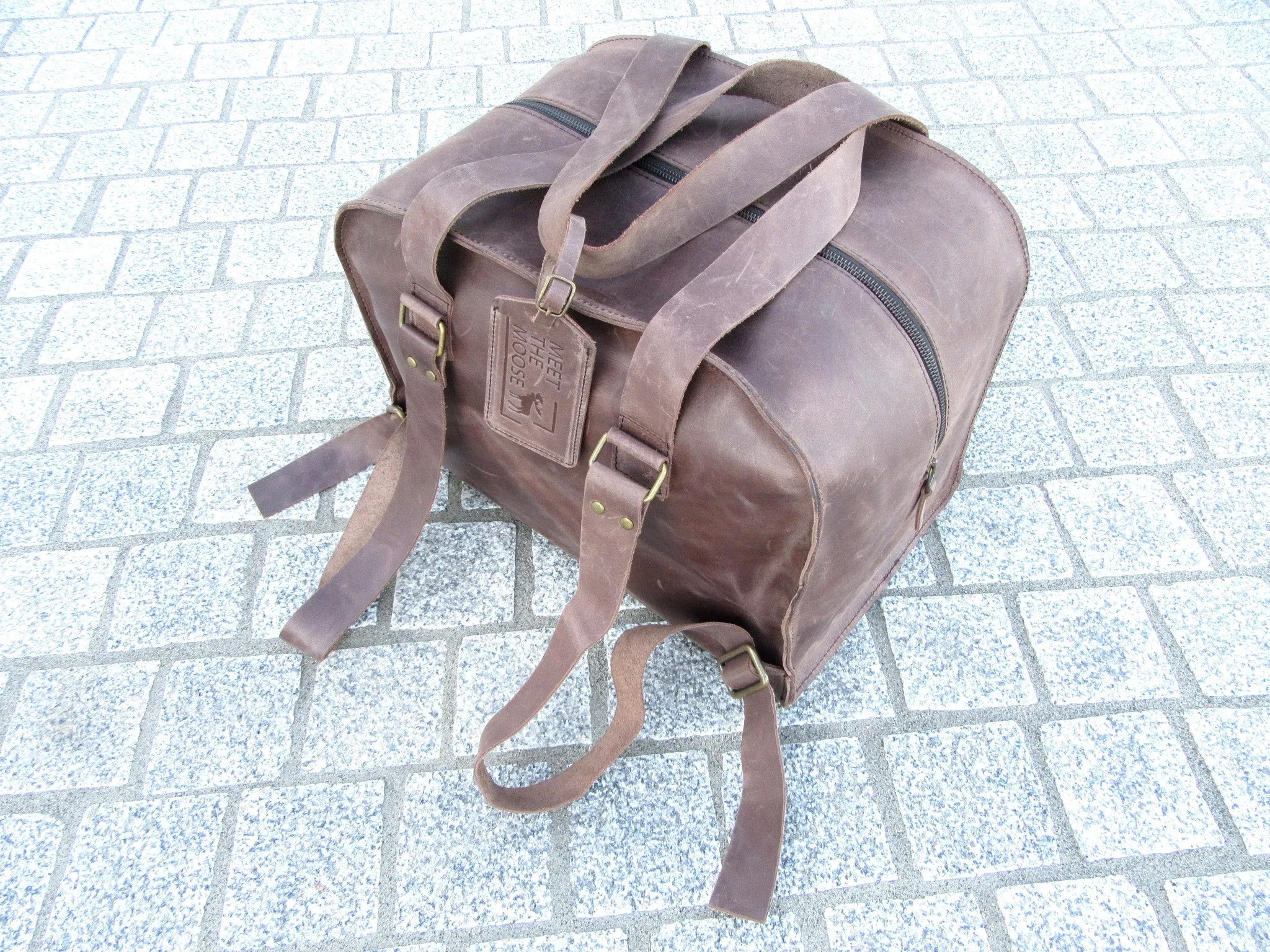 Amwaj Backpack / Rucksack / Travel bag - Espresso contrast