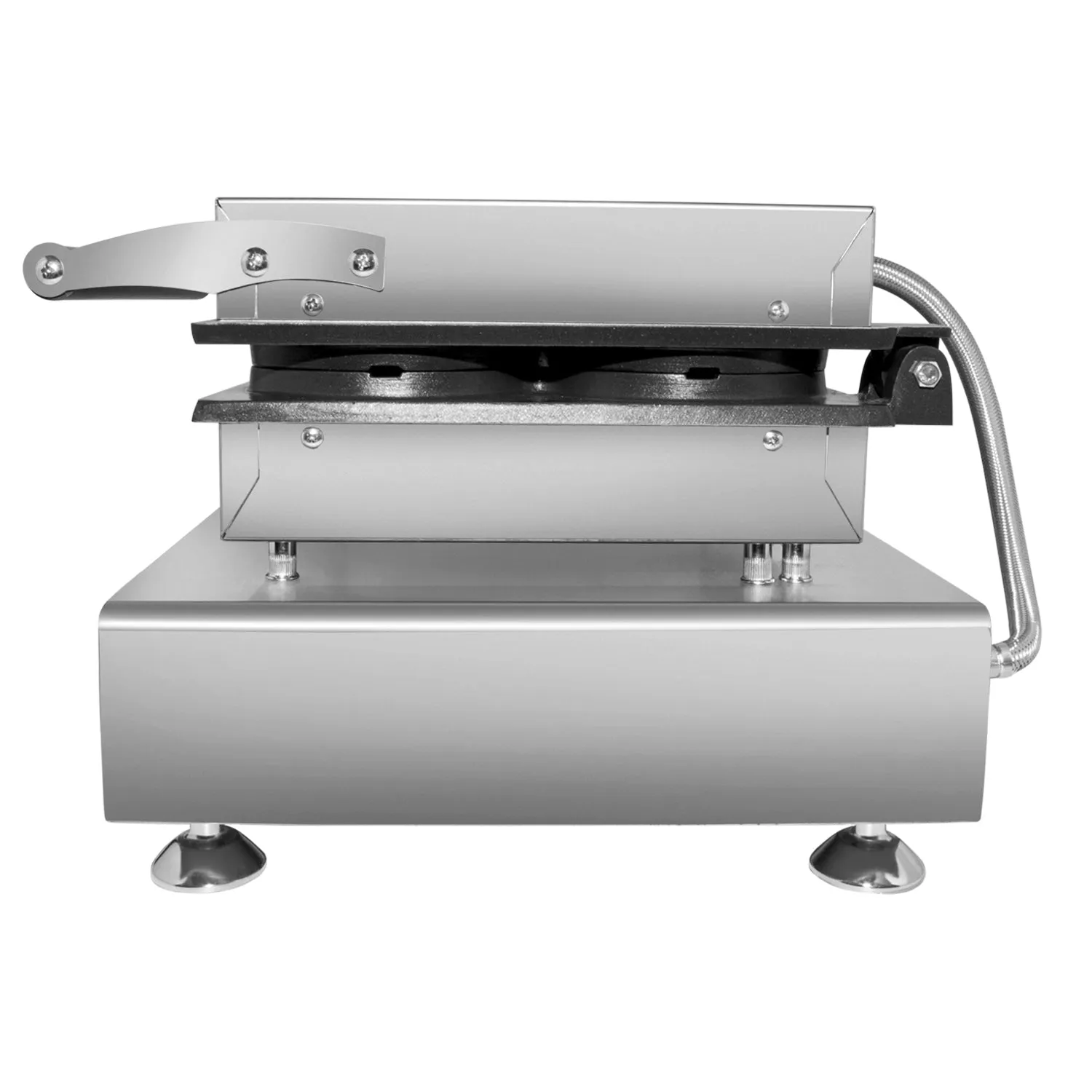 AP-512 Waffle Stick Maker | 4 Round-Shaped Waffles | Stainless Steel