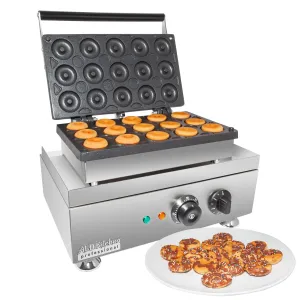 AP-537 Donut Machine | Electric Mini Donut Maker | 15 Pcs | Nonstick