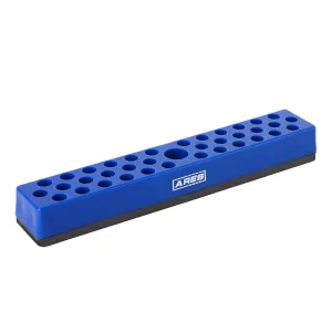 ARES 60012 - Blue 37 Hole Hex Bit Organizer with Strong Magnetic Base