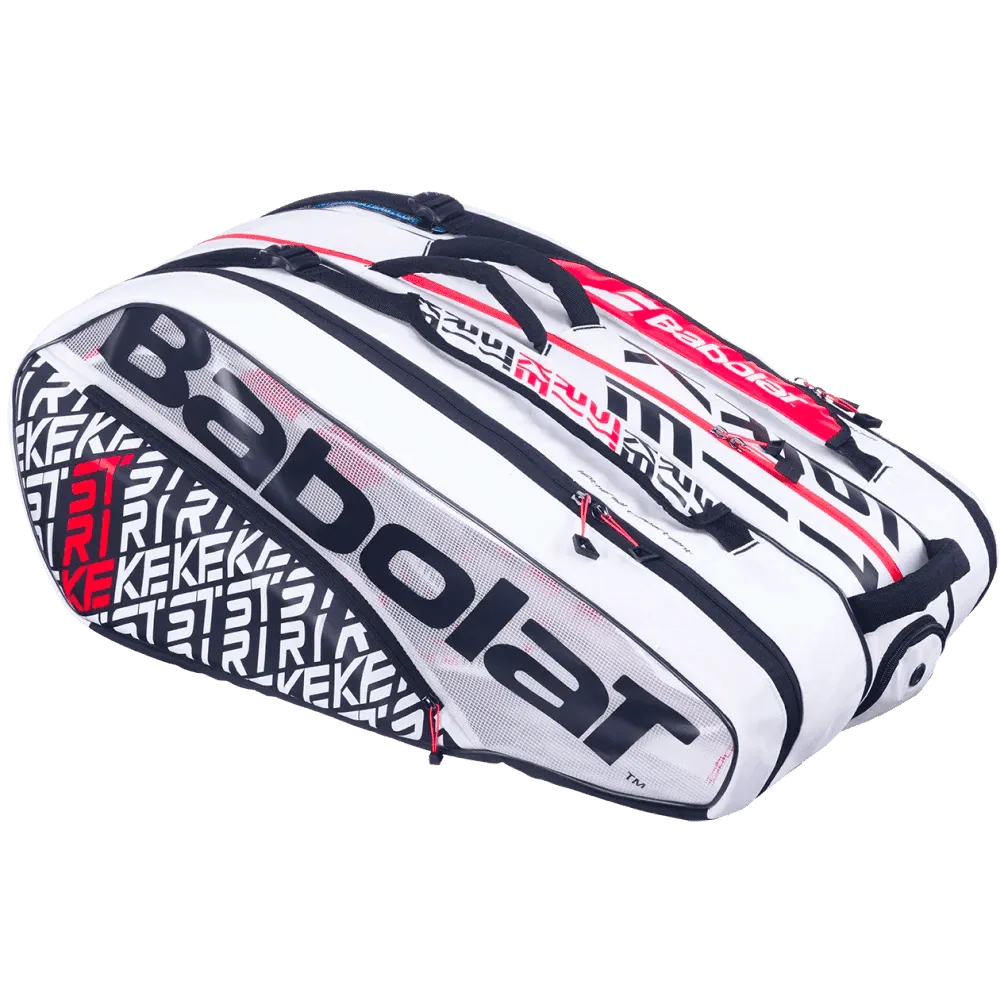 Babolat RH12 Pure Strike White Red Tennis Bag