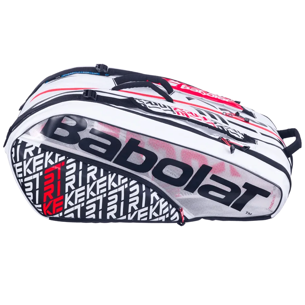 Babolat RH12 Pure Strike White Red Tennis Bag