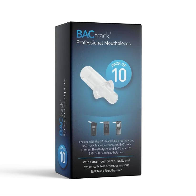 BACtrack Professional Breathalyzer Mouthpieces - 100ct.