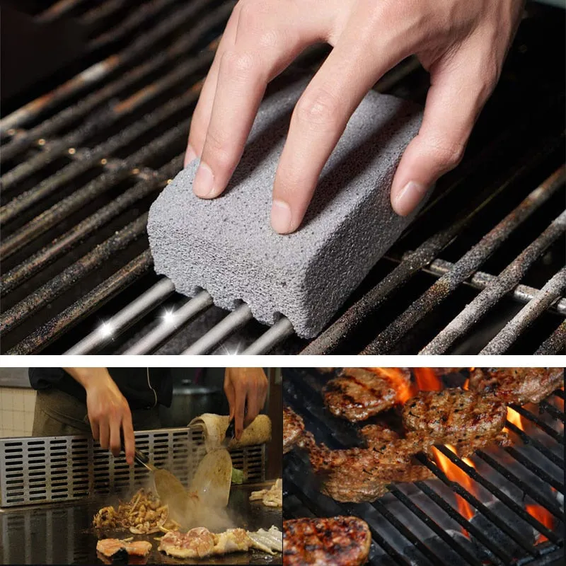 BBQ Cleaner Barbecue Grill Cleaning Brick Non Slip BBQ Cleaning Stone