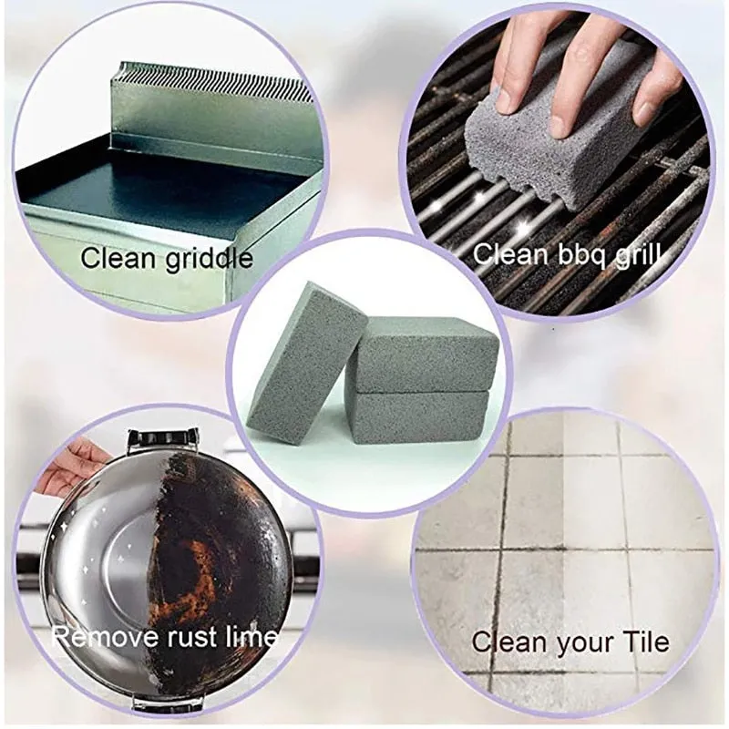 BBQ Cleaner Barbecue Grill Cleaning Brick Non Slip BBQ Cleaning Stone