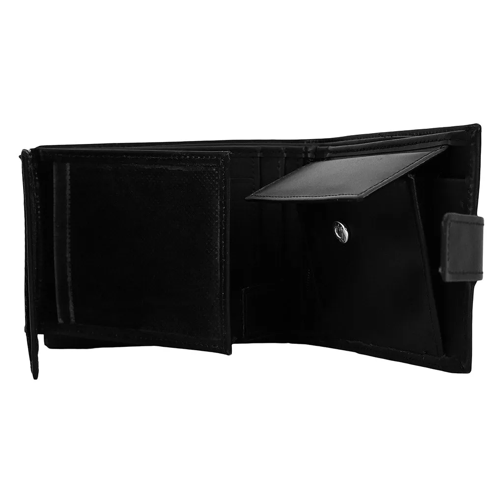 Bifold Leather Wallet Grace Black