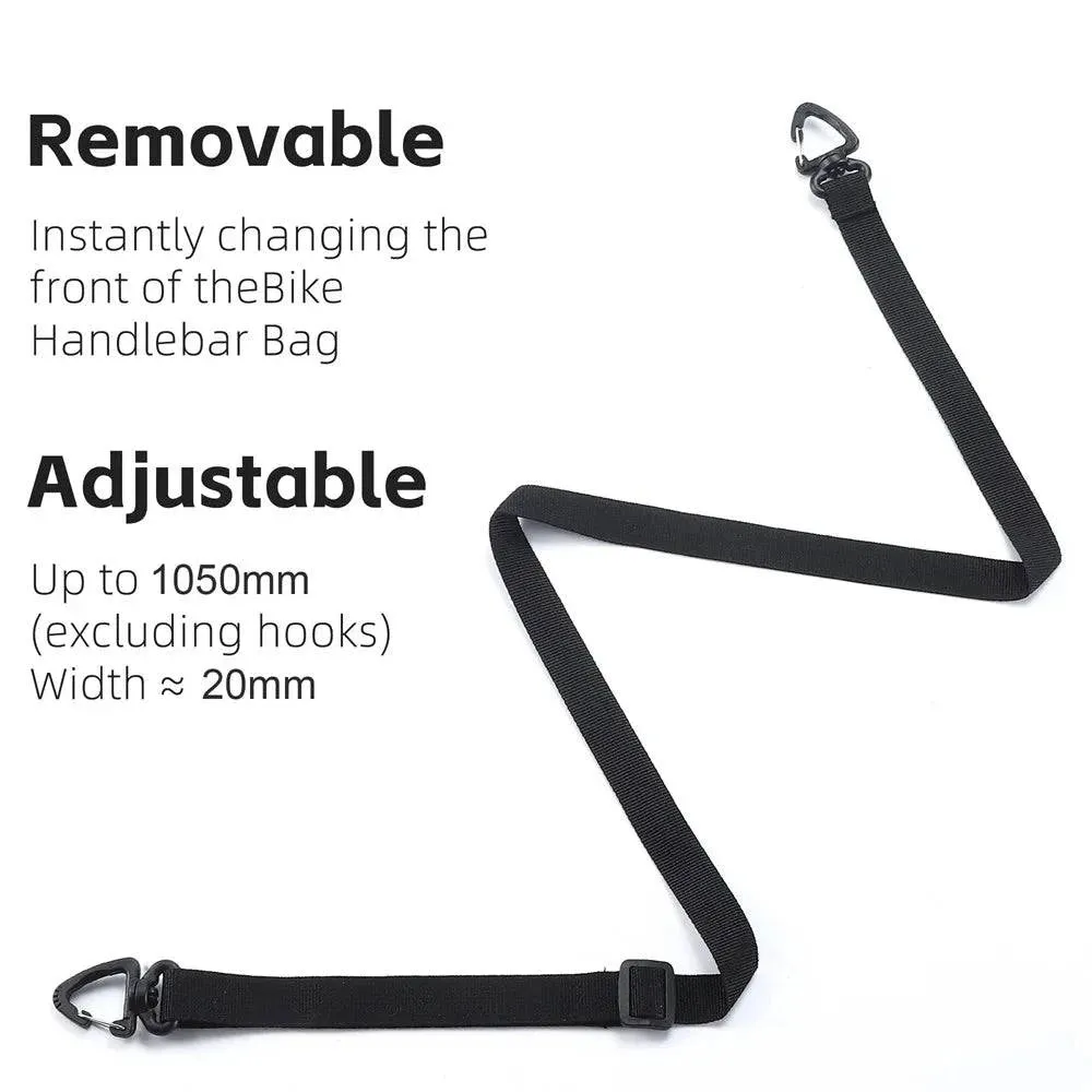 Bike Handlebar Bag Portable 1L Cycling Bag Bicycle FrontTube Bag Multifunctional Shoulder Bag Messenger Bag Cycling Accessory