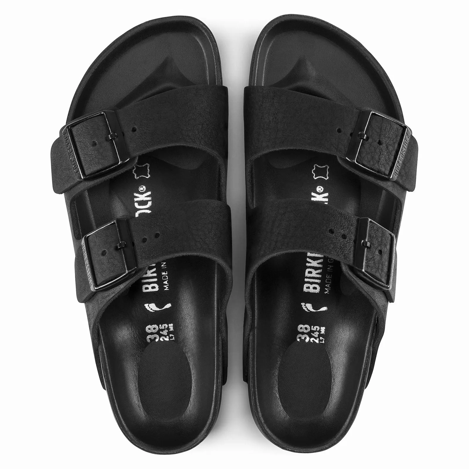 Birkenstock Arizona Exquisite black nubuck