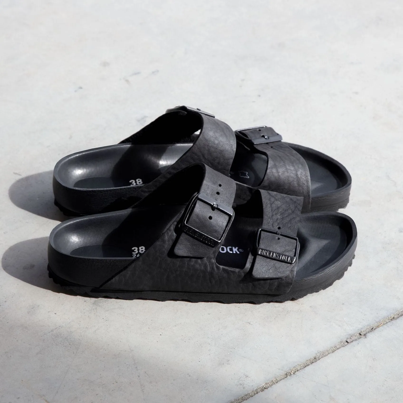 Birkenstock Arizona Exquisite black nubuck