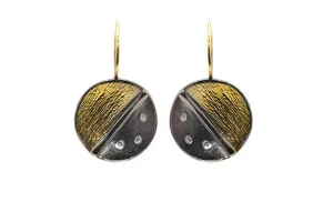 Black & Gold Concave Drops