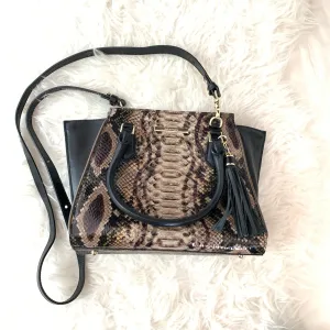 Brahmin Snakeskin Priscilla Mini Crossbody