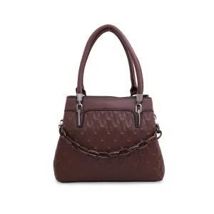 Brown Formal Hand Bag P35883