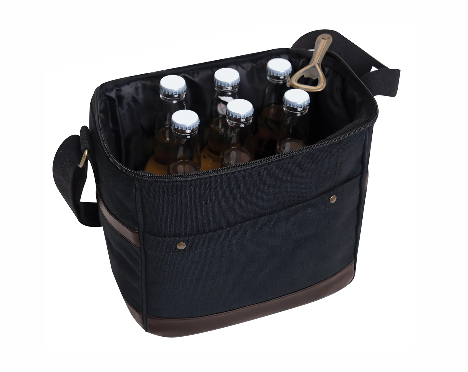 Canvas Insulated Beer Cooler Tote