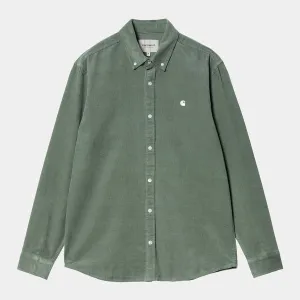 Carhartt WIP Madison Fine Cord Shirt - Park / Wax