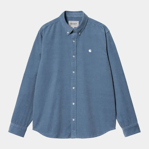 Carhartt WIP Madison Fine Cord Shirt - Sorrent / Wax