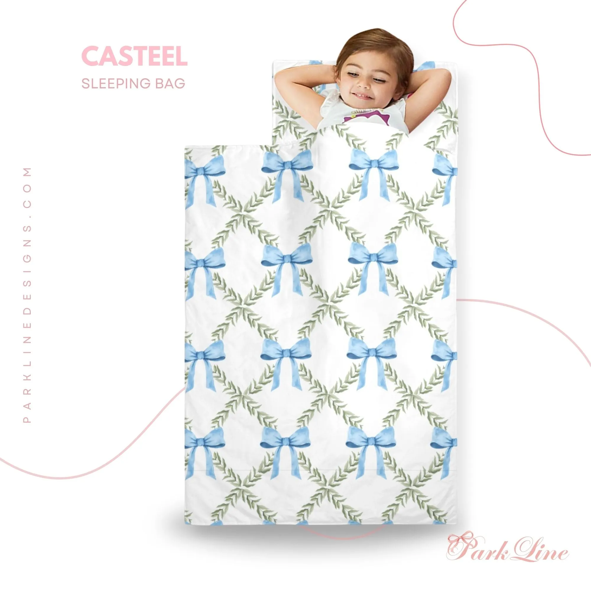 Caroline Kids' Long Sleeping Bag | A Catchy Blend of Comfort & Style | Lightweight and Durable Sleeping Bag for Kids