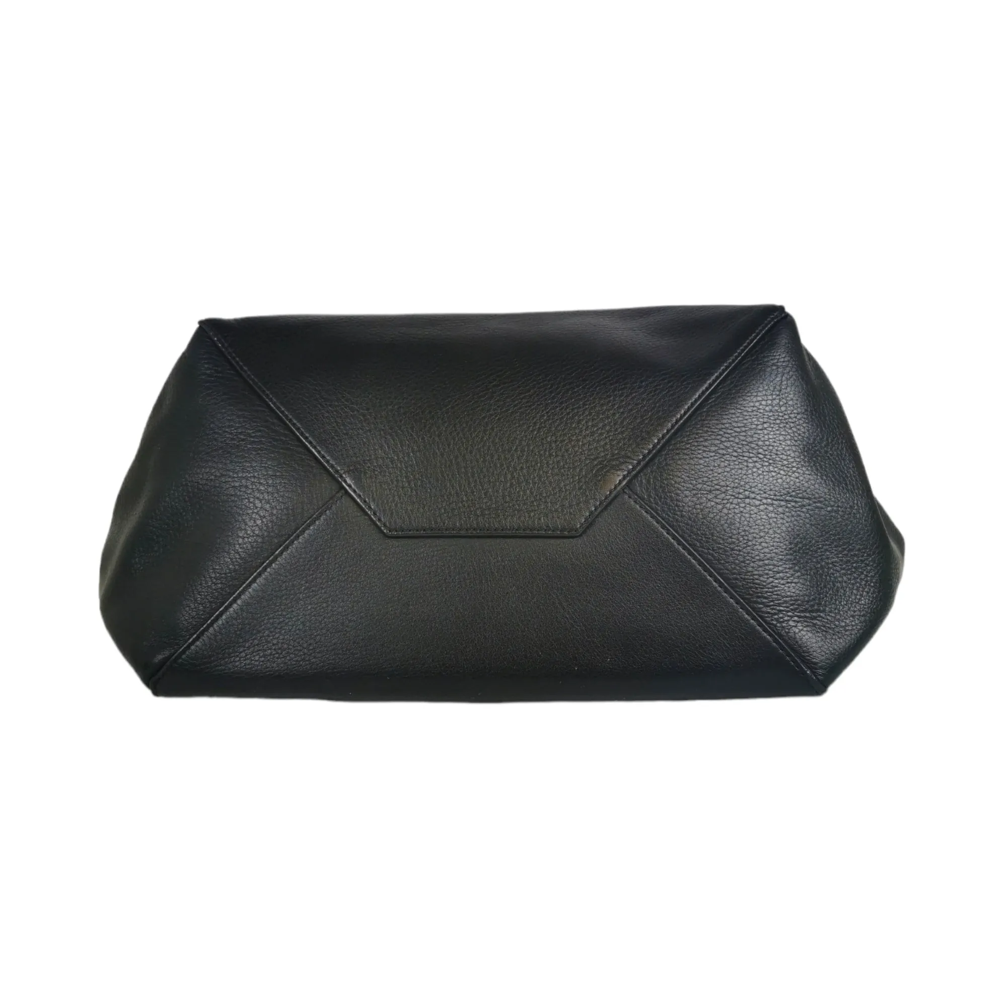 Celine Cabas Phantom Small Tote Bag Black Leather