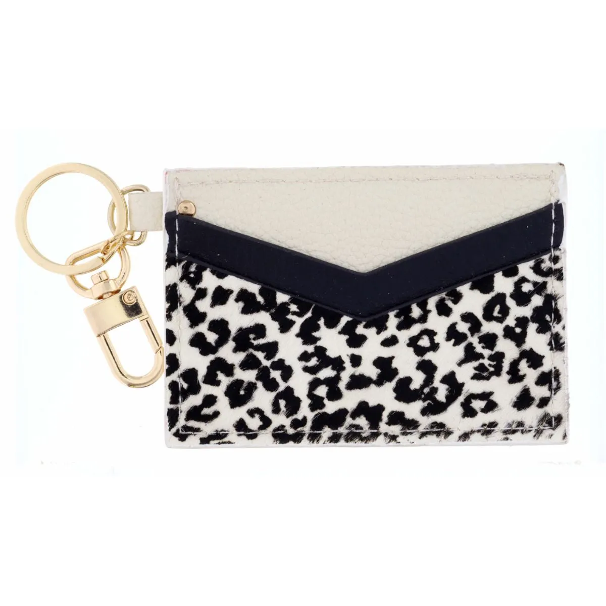 Cheetah Print Key Chain Wallet