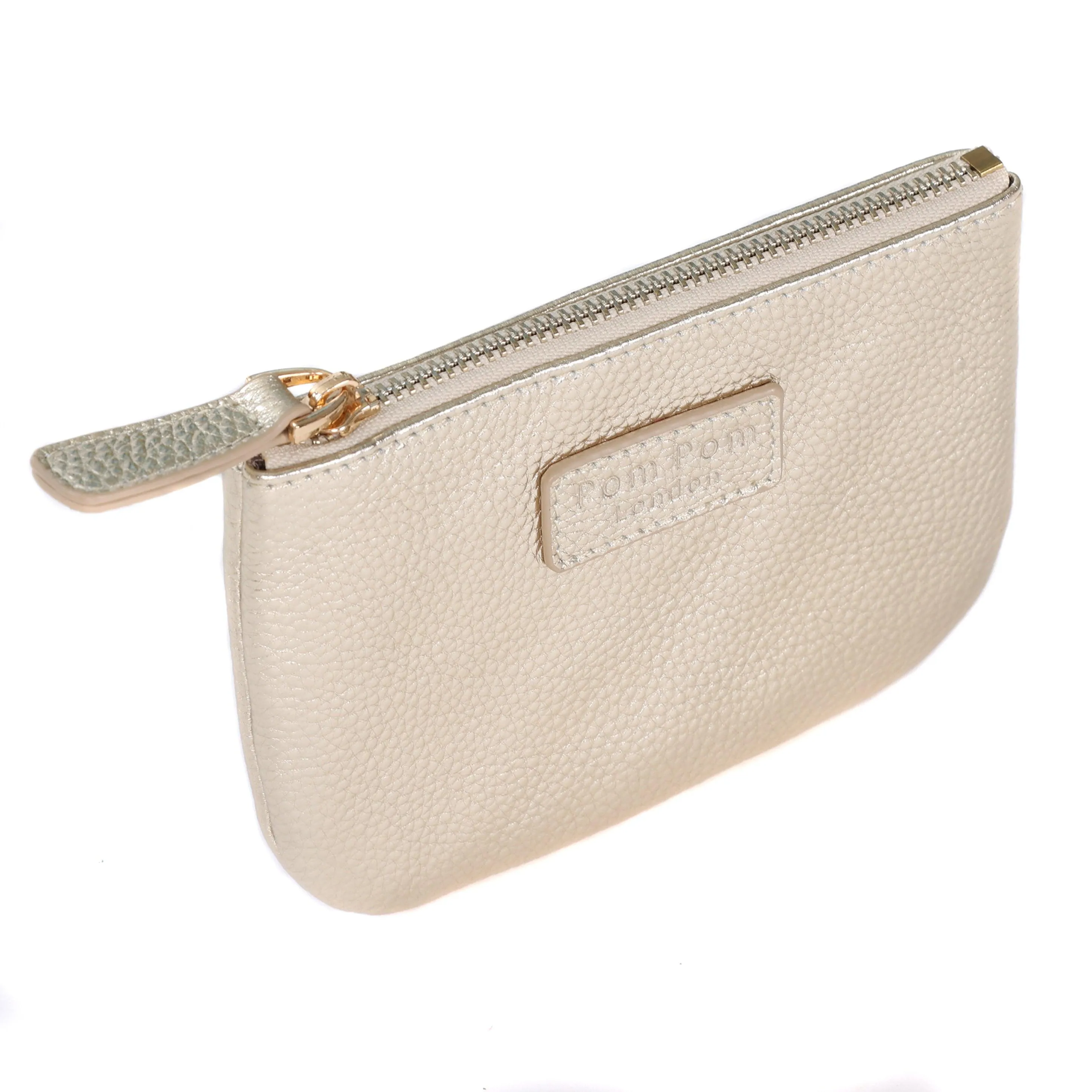 Chelsea Coin Purse Metallic Gold