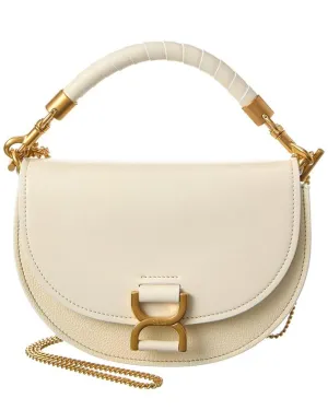 Chloé Marcie Chain Flap Leather & Suede Shoulder Bag