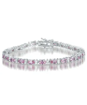 Classic Malibu Pink Tennis Bracelet