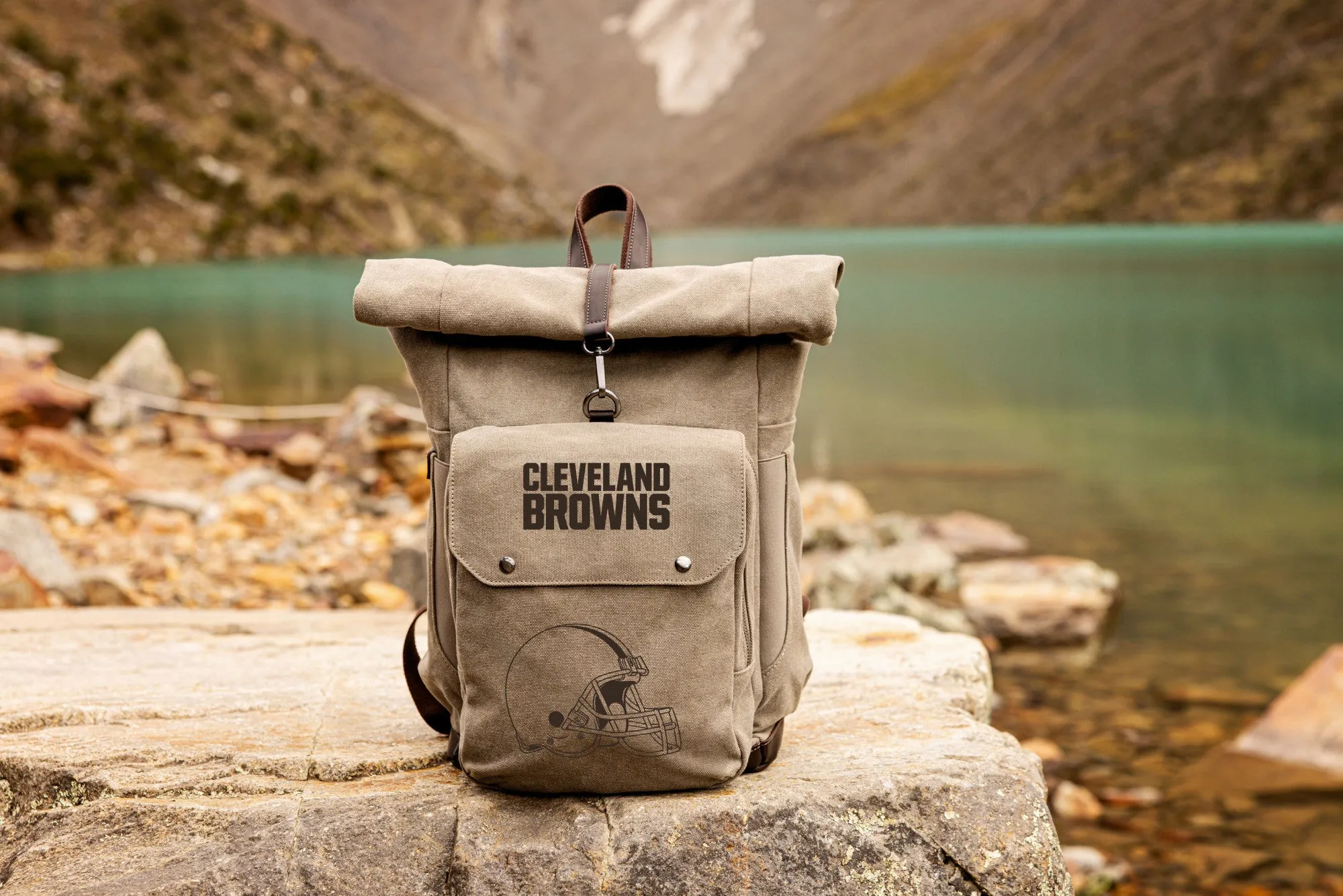 Cleveland Browns - Carmel Roll Top Picnic Backpack Cooler