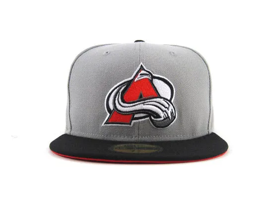 Colorado Avalanche 59FIFTY New Era Fitted Hats (GRAY BLACK RADIANT RED)