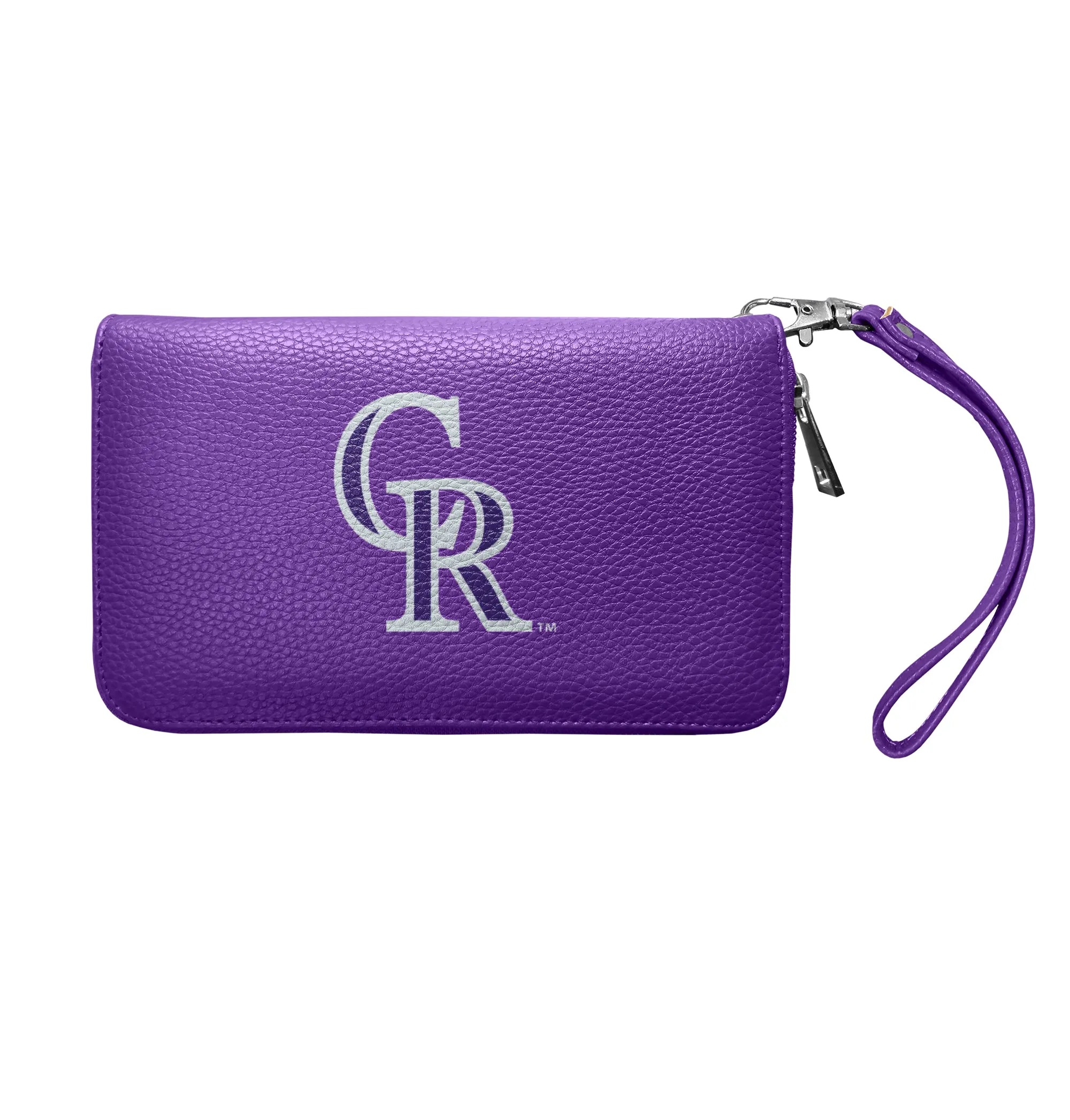 Colorado Rockies Zip Organizer Wallet Pebble