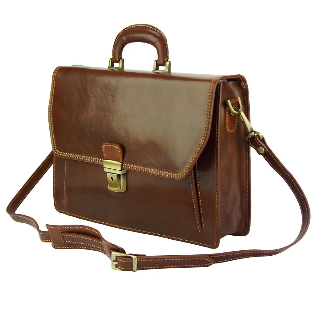 Corrado Leather Briefcase