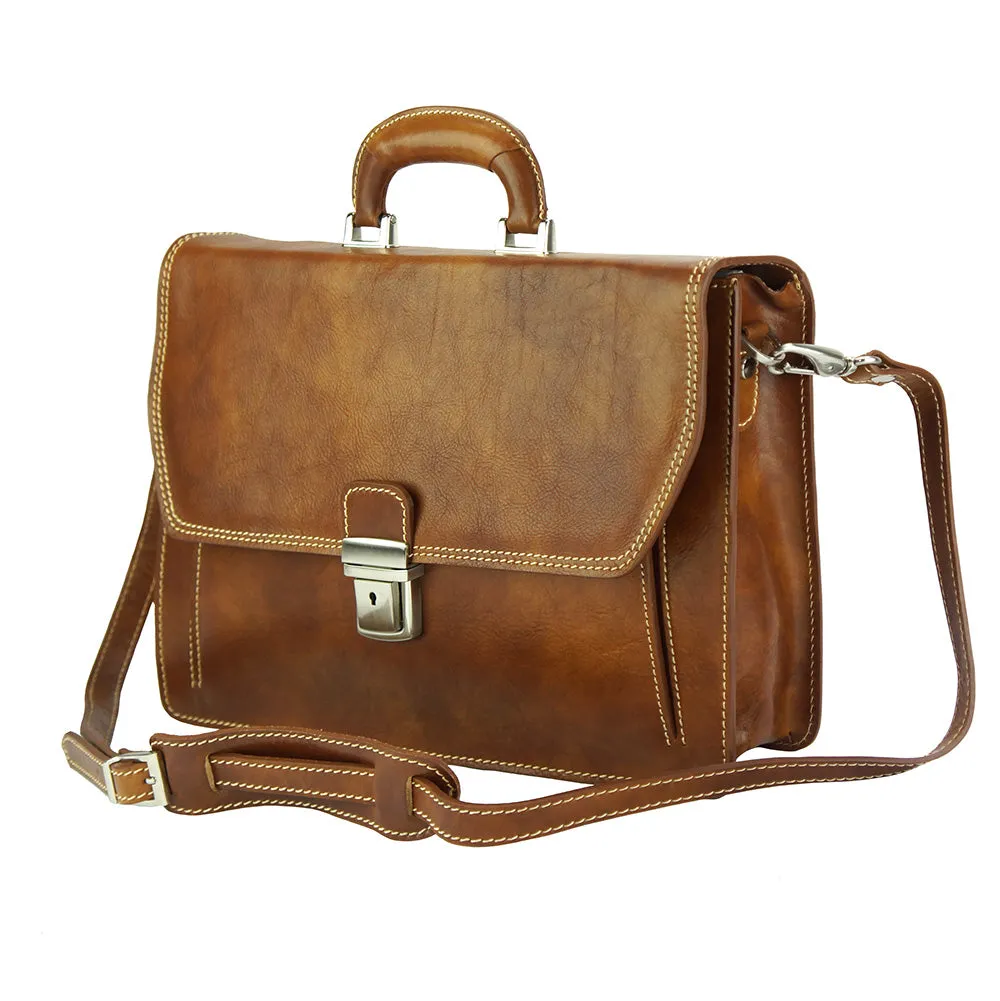 Corrado Leather Briefcase