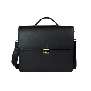 Cross First Class Leather Briefcase for Men  - Black - AC791173-1-1