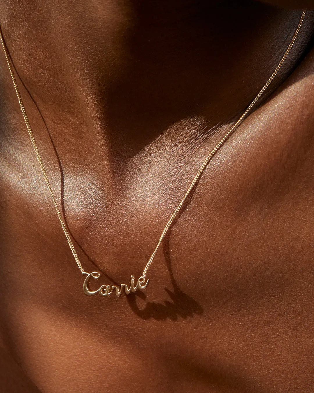 Cursive Nameplate Necklace