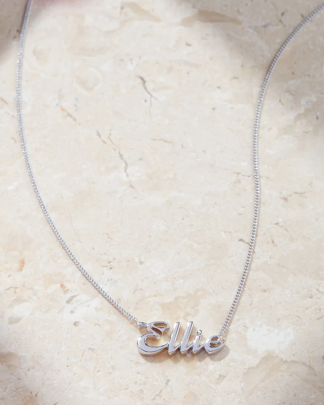 Cursive Nameplate Necklace