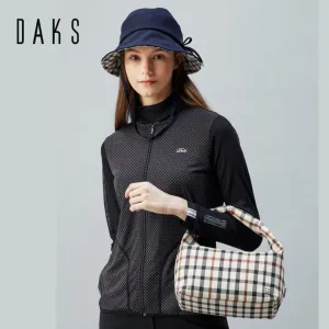 DAKS Beige Small House Check Lightweight Daily Mini Bag  Beige Colour Fabric Women's Tote Bag