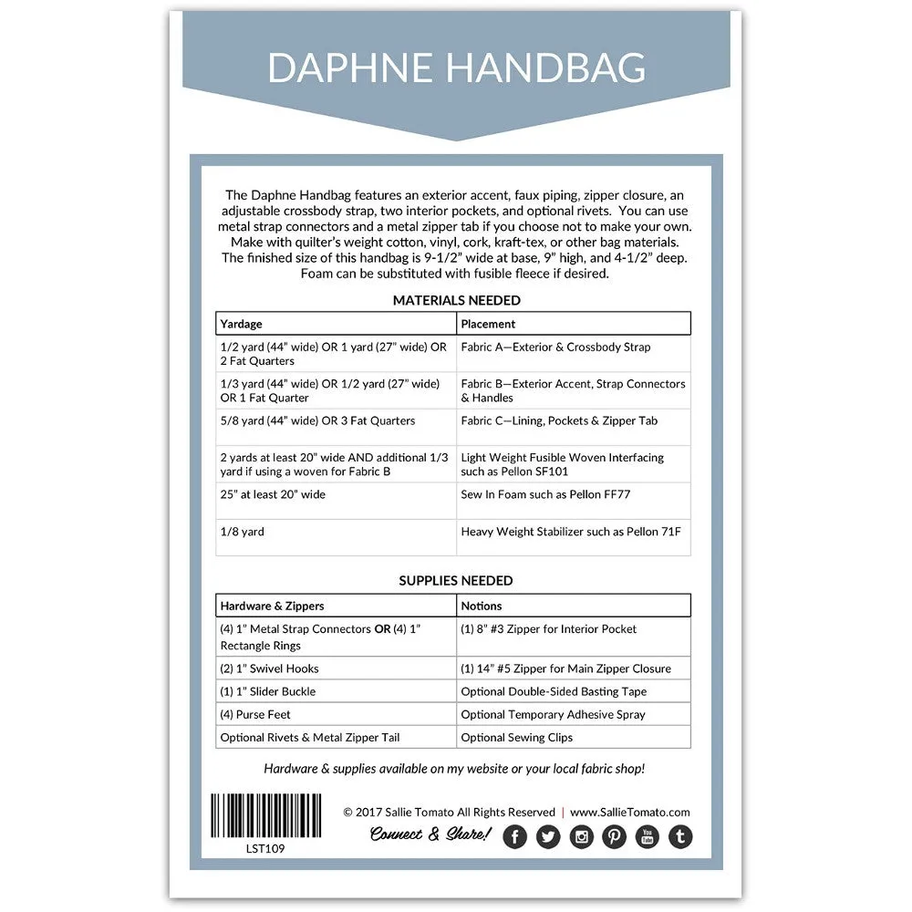 Daphne Handbag Pattern